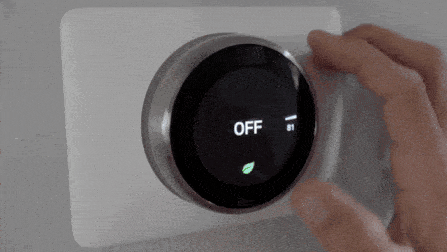 Navigating the interface after you install the Nest thermostat