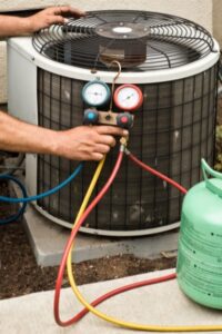 how to check freon in a home ac unit